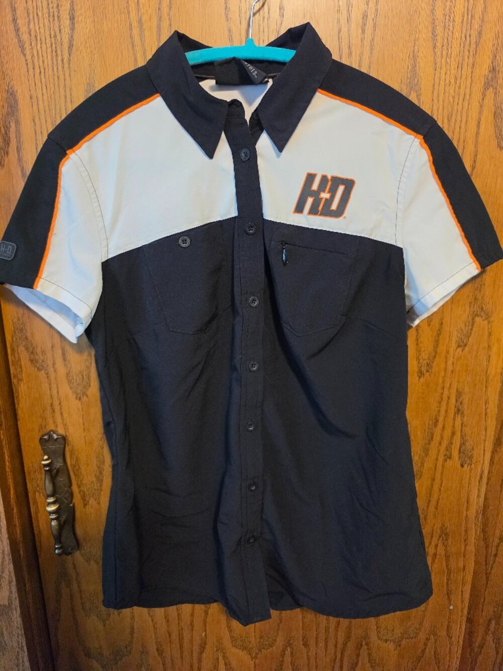 Harley-Davidson Genuine MotorClothes #1 Racing Performance Button Shirt Small